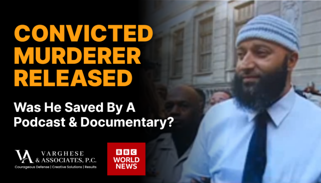 Adnan Syed murder charges dropped