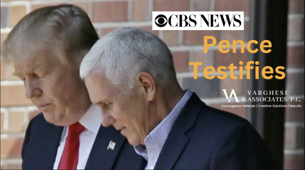Mike Pence testifies in Supreme Court.
