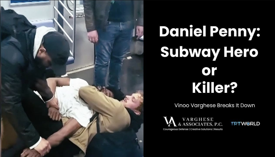 Daniel Penny killed homeless man Jordan Neely on a NYC subway.